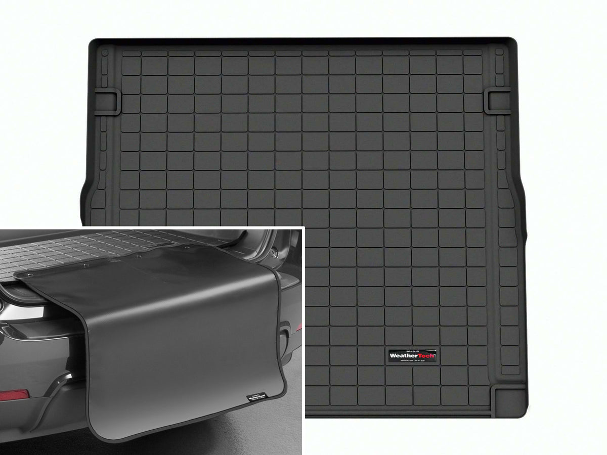 Tapis de coffre Cargo Liner derrière la 2e rangée noir avec protecteur de pare-chocs WeatherTech Land Rover Range Rover Sport 2023-2026 / Land Rover Range Rover Sport PHEV 2023-2026 - Récréashop