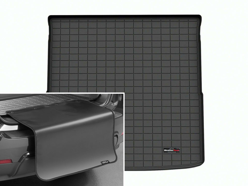 Tapis de coffre Cargo Liner derrière la 2e rangée noir avec protecteur de pare-chocs WeatherTech Honda Pilot 2023-2026 - Récréashop