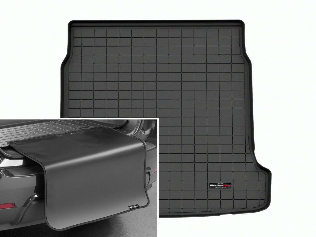 Tapis de coffre Cargo Liner noir avec protecteur de pare-chocs WeatherTech Hyundai Ioniq 6 2023-2025 - Récréashop