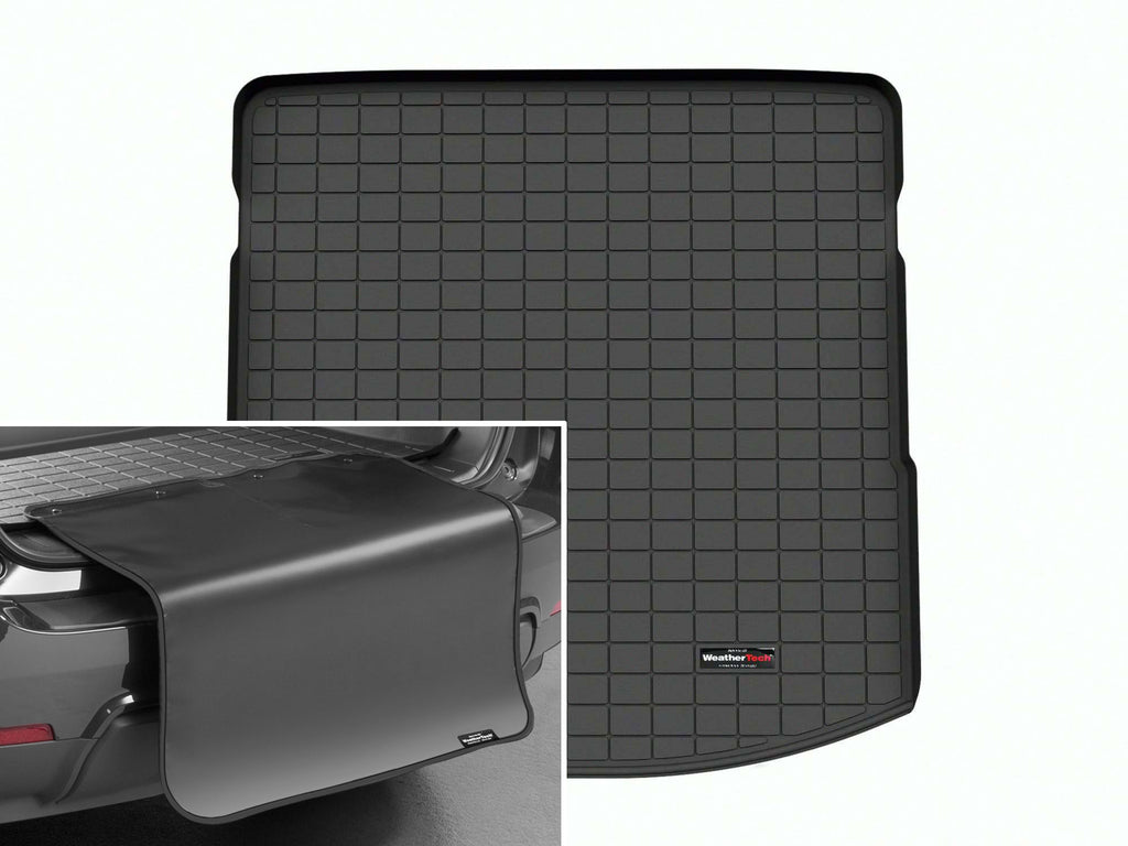 Tapis de coffre Cargo Liner derrière la 2e rangée noir avec protecteur de pare-chocs WeatherTech Mazda CX-90 Mild Hybrid 2024-2026 / Mazda CX-90 Plug-In Hybrid 2024-2026 - Récréashop