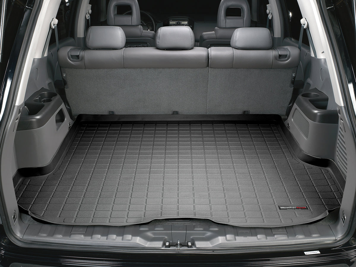 Tapis de coffre Cargo Liner derrière la 2e rangée noir WeatherTech Acura MDX 2001-2006 / Honda Pilot 2003-2008 - Récréashop