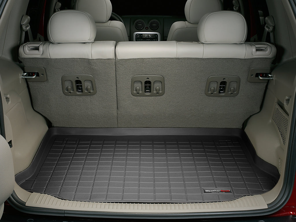 Tapis de coffre Cargo Liner derrière la 2e rangée noir WeatherTech Jeep Liberty 2002-2007 - Récréashop