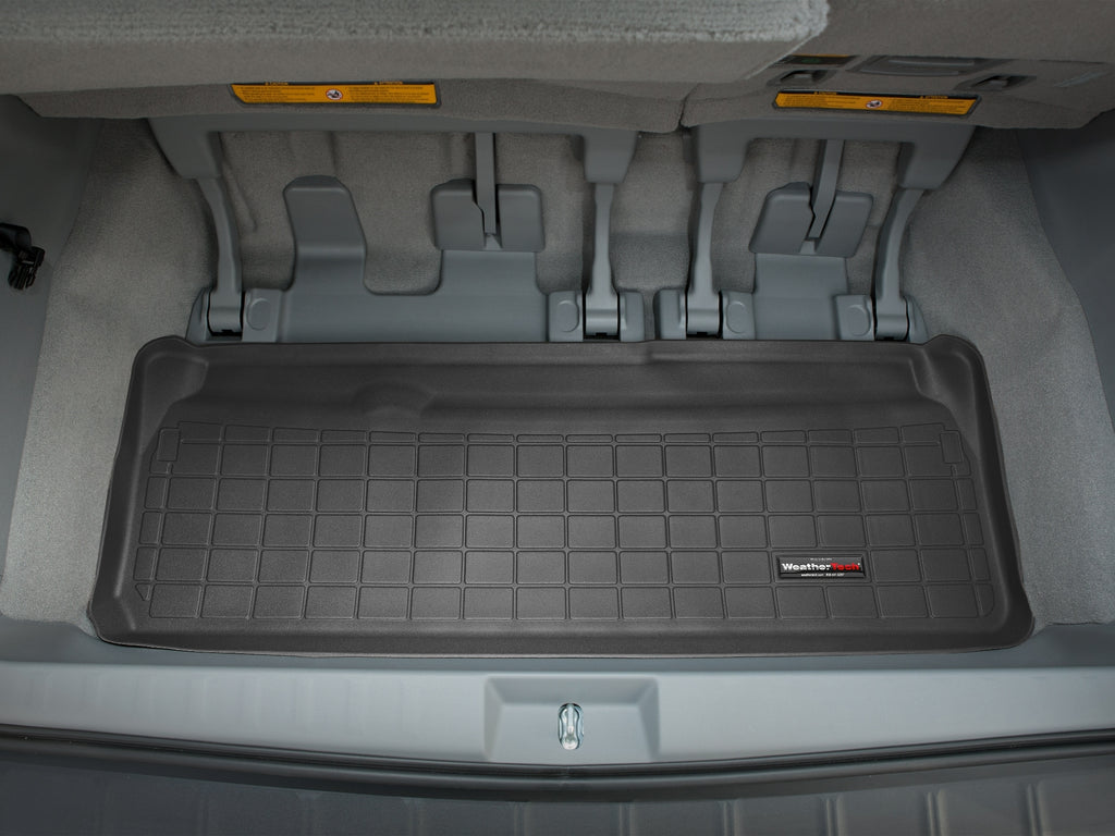 Tapis de coffre Cargo Liner derrière la 3e rangée noir WeatherTech Toyota Sienna 2011-2020 - Récréashop