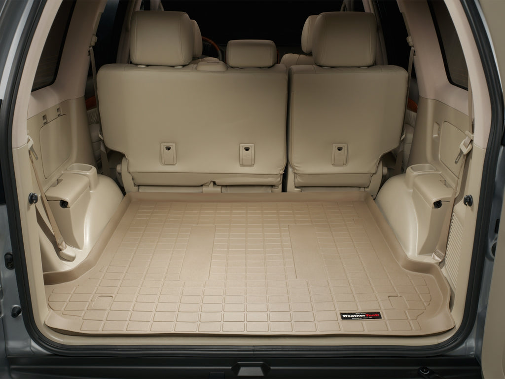 Tapis de coffre Cargo Liner derrière la 2e rangée beige WeatherTech Lexus GX 2003-2009 - Récréashop