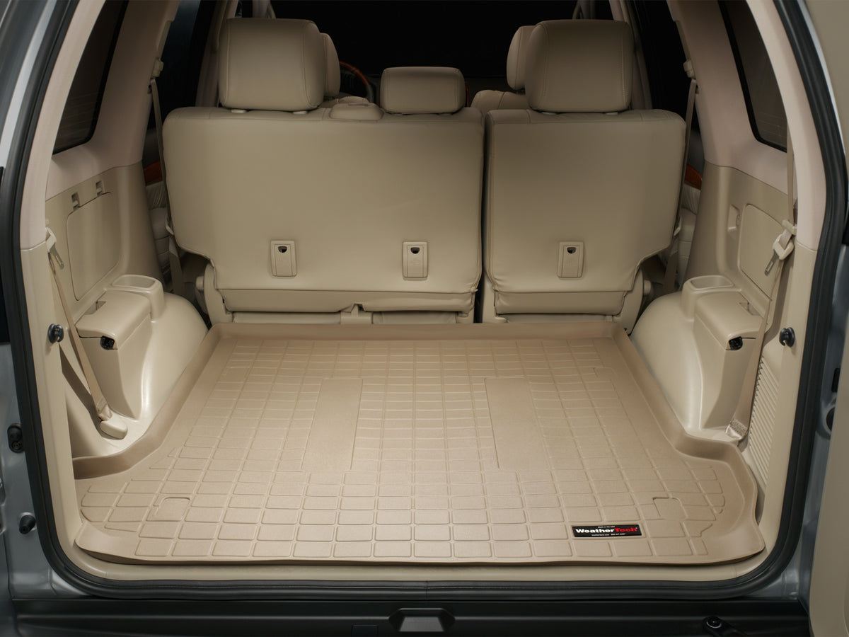 Tapis de coffre Cargo Liner derrière la 2e rangée beige WeatherTech Lexus GX 2003-2009 - Récréashop