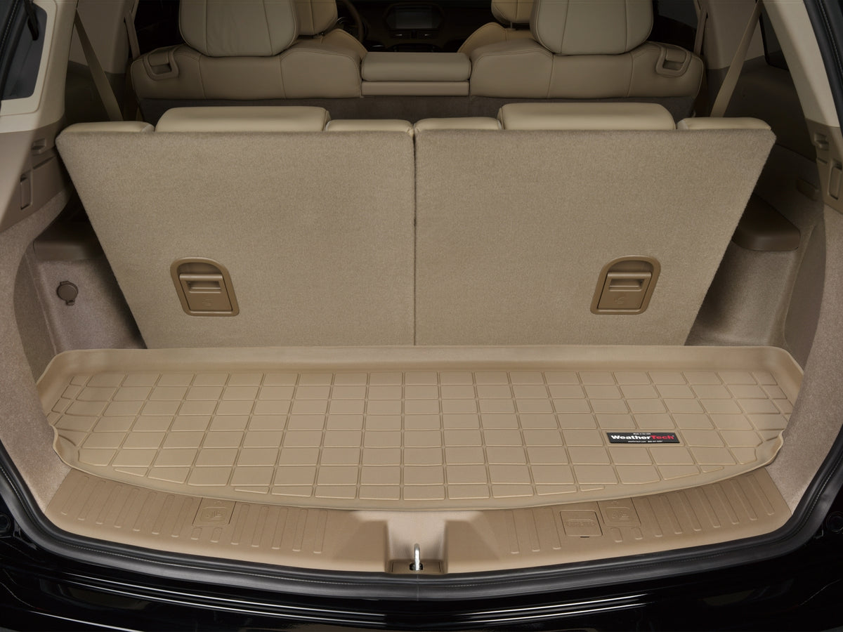 Tapis de coffre Cargo Liner derrière la 3e rangée beige WeatherTech Acura MDX 2007-2013 - Récréashop