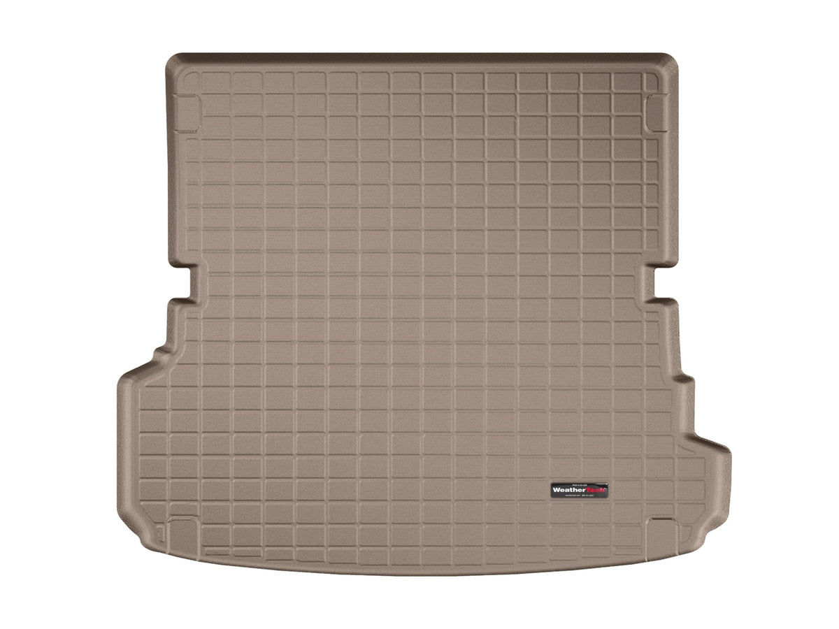 Tapis de coffre Cargo Liner derrière la 2e rangée beige WeatherTech Audi Q7 2017-2026 / Audi SQ7 2020-2026 - Récréashop