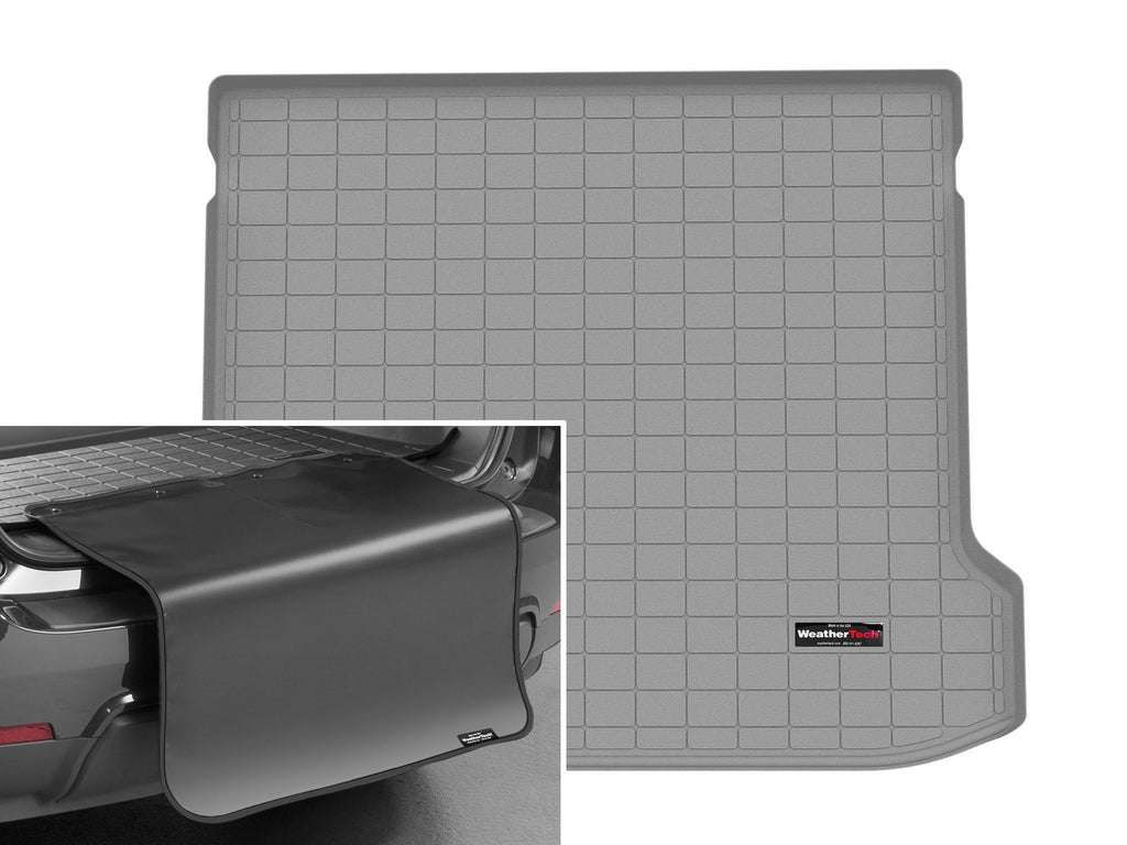 Tapis de coffre Cargo Liner derrière la 2e rangée gris avec protecteur de pare-chocs WeatherTech Hyundai Ioniq 5 2022-2024 / Hyundai Ioniq 5 N 2025 - Récréashop