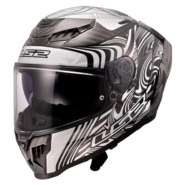 LS2 Casque intégral Dragon Enthum - Été Argent Brillant - RecreaShop