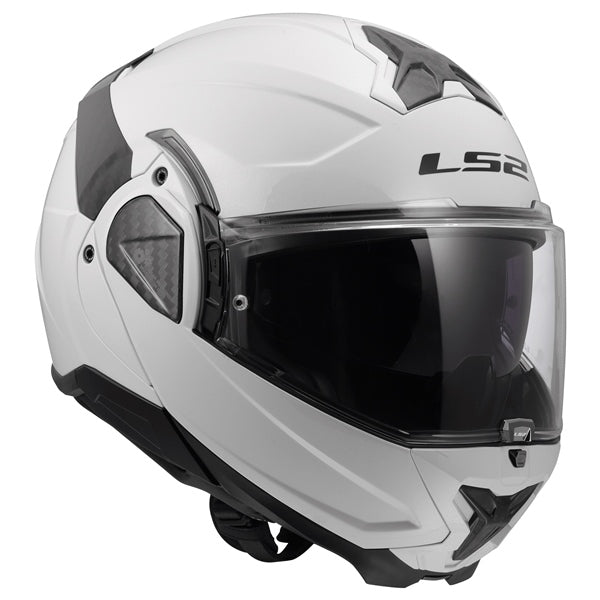 LS2 Casque modulaire Advant II Solid Blanc brillant - RecreaShop