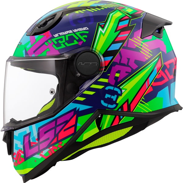 LS2 Casque intégral FF812 Kid - Junior Svent - Été Bleu, Gris - RecreaShop