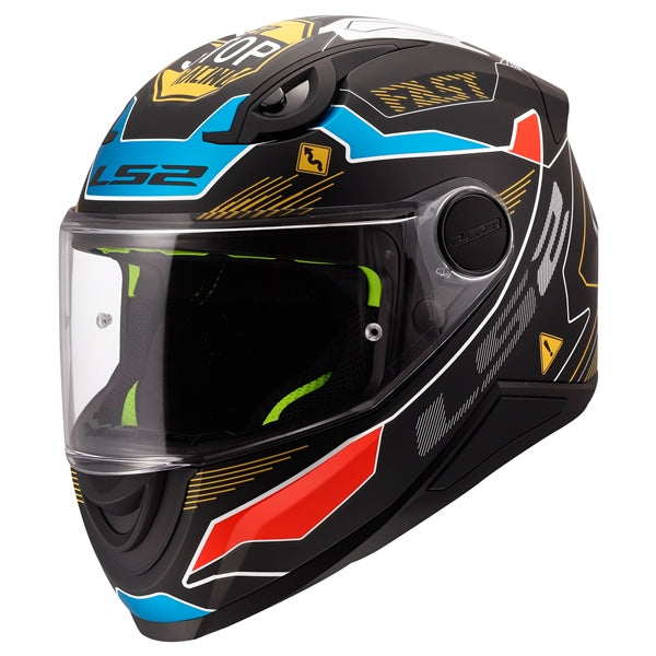 LS2 Casque intégral FF812 Kid - Junior Zero - Été Gris mat, Rouge - RecreaShop