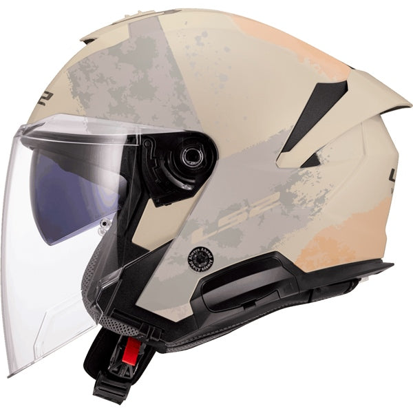 LS2 Casque ouvert Verso II Aqua Ivoire mat - RecreaShop