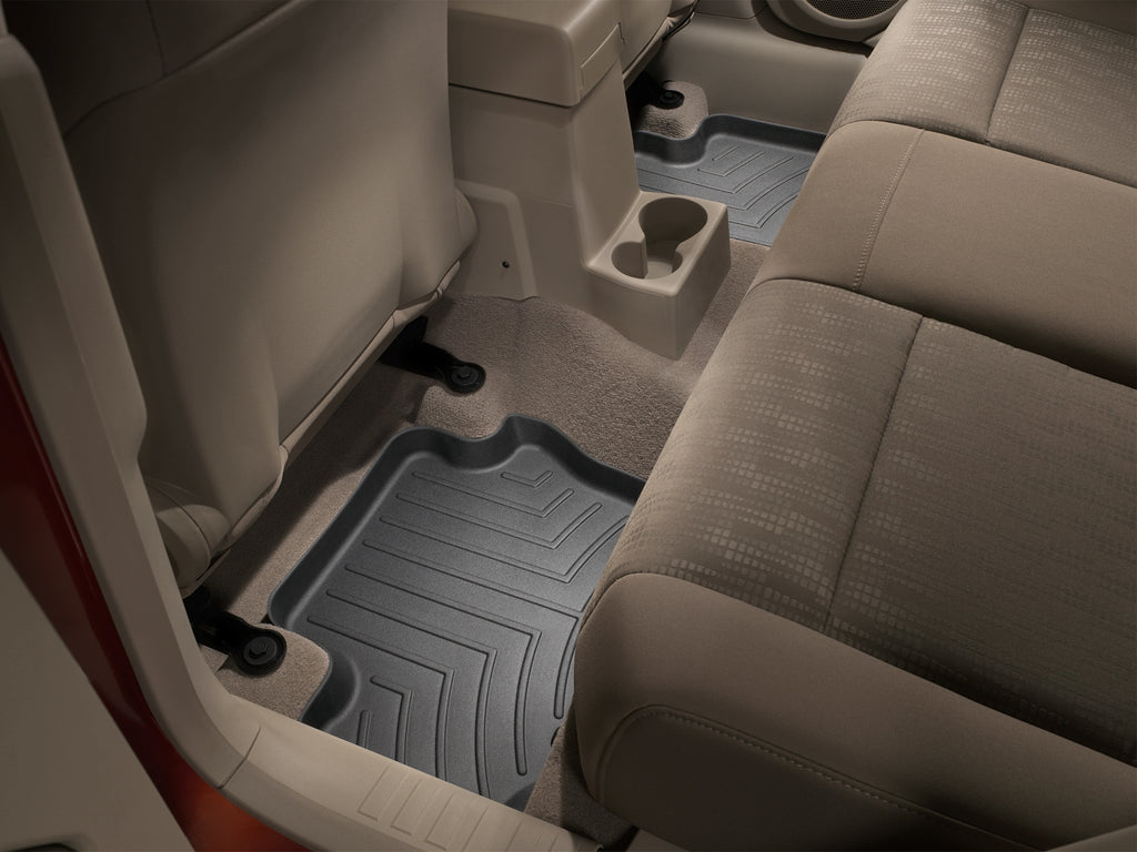 Tapis arrière FloorLiner noir WeatherTech Jeep Compass 2007-2017 et autres véhicules (selon la version, voir compatibilité) - Récréashop