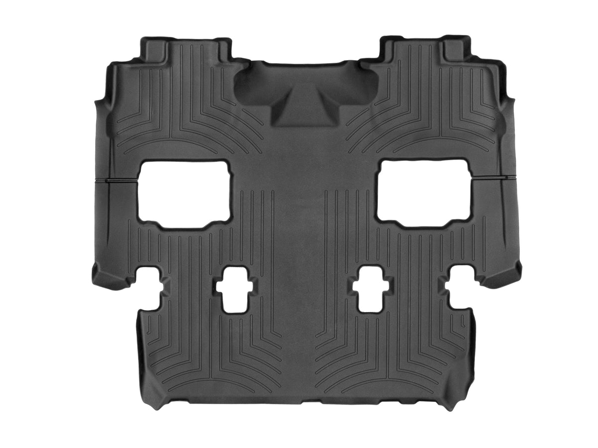 Tapis 2e et 3e rangées FloorLiner noir WeatherTech Lincoln Navigator / Navigator L 2007-2017 (sièges baquets sans console, Navigator seulement) - Récréashop
