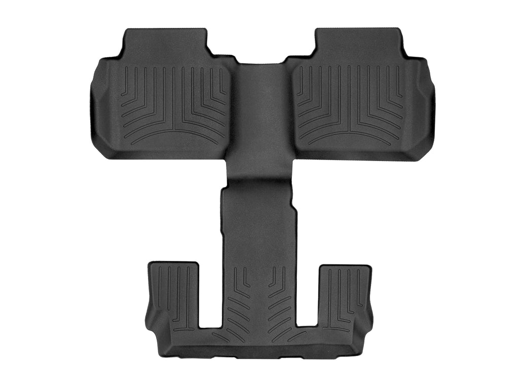 Tapis 2e et 3e rangées FloorLiner noir WeatherTech GMC Acadia / Acadia Denali 2017-2023 / Cadillac XT6 2020-2025 (6 passagers seulement) - Récréashop