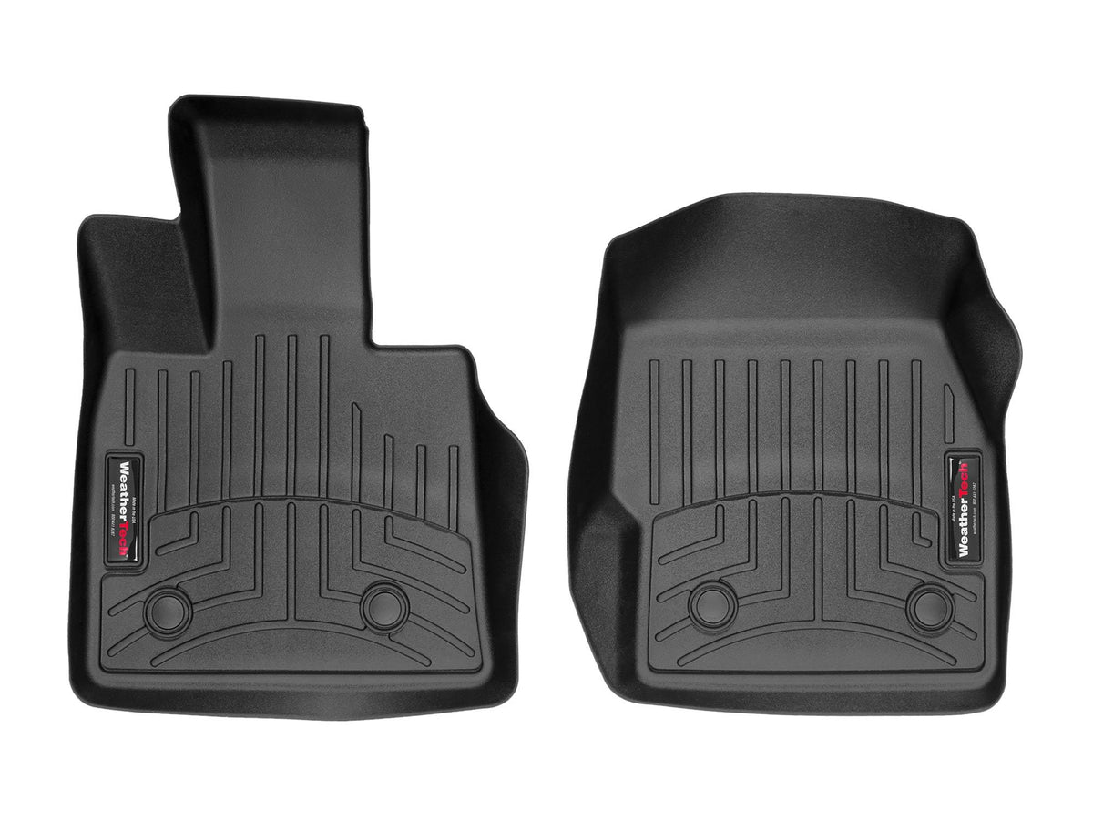 Tapis avant FloorLiner noir WeatherTech Alfa Romeo Stelvio 2018-2026 / Alfa Romeo Stelvio Quadrifoglio 2018-2024 - Récréashop