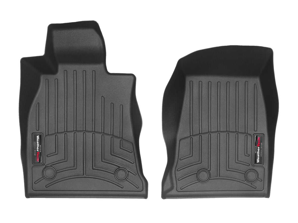 Tapis avant FloorLiner noir WeatherTech Cadillac CT4-V 2020-2026 et autres véhicules - Récréashop