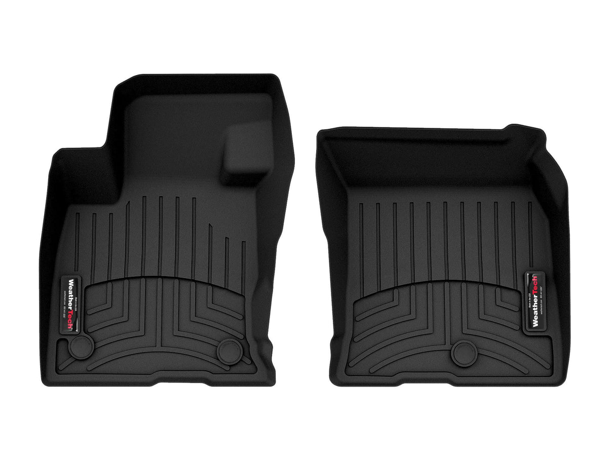 Tapis avant FloorLiner noir WeatherTech Ford Bronco Sport 2021-2026 (plancher en vinyle seulement) - Récréashop