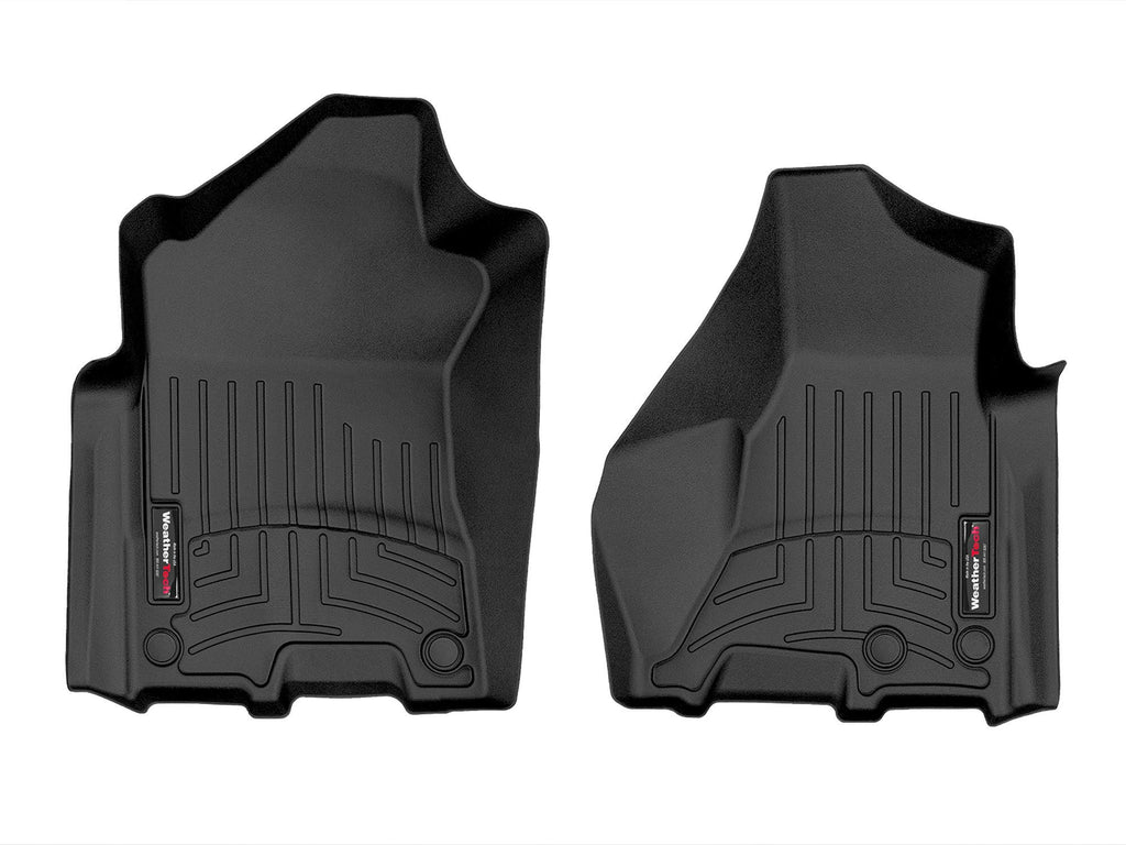 Tapis avant FloorLiner noir WeatherTech Dodge Ram 4500/5500 2019-2024 / RAM 4500/5500 2019-2024 (selon la version, voir compatibilité) - Récréashop