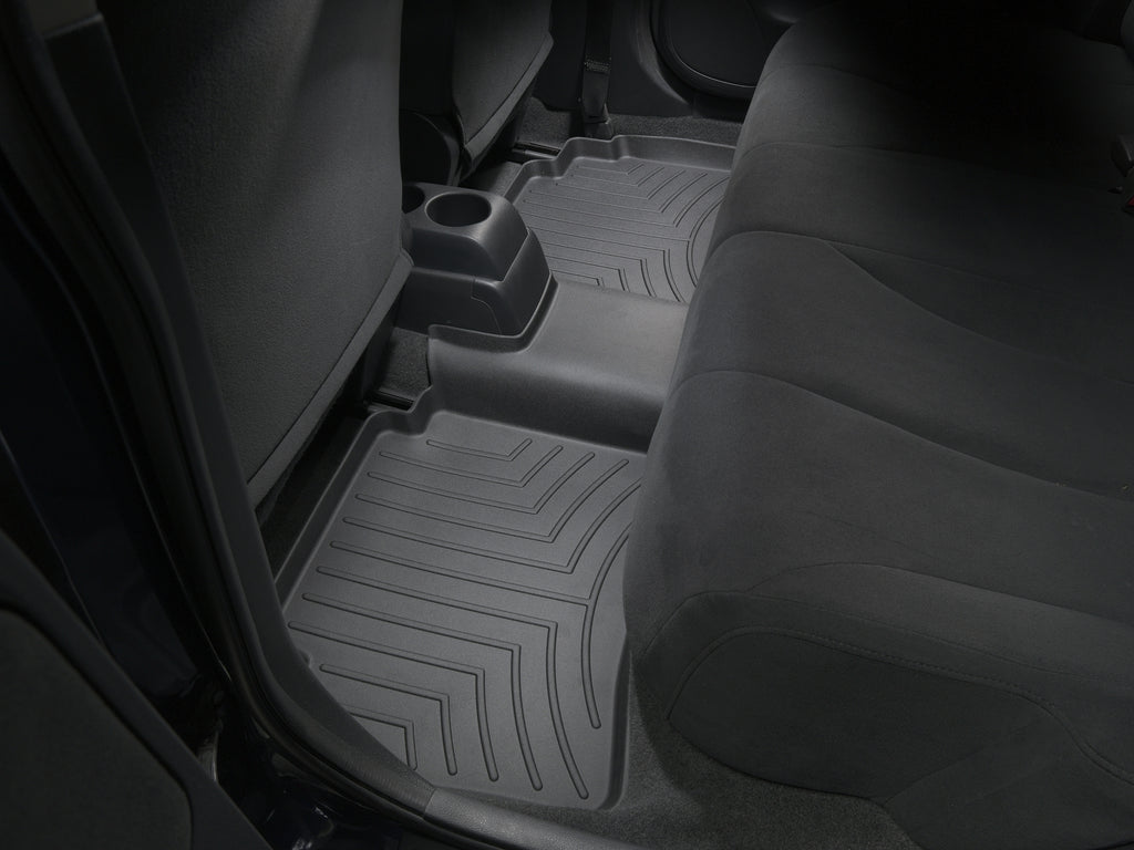 Tapis arrière FloorLiner noir WeatherTech Nissan Versa 2007-2012 (2012 : hatchback seulement) - Récréashop