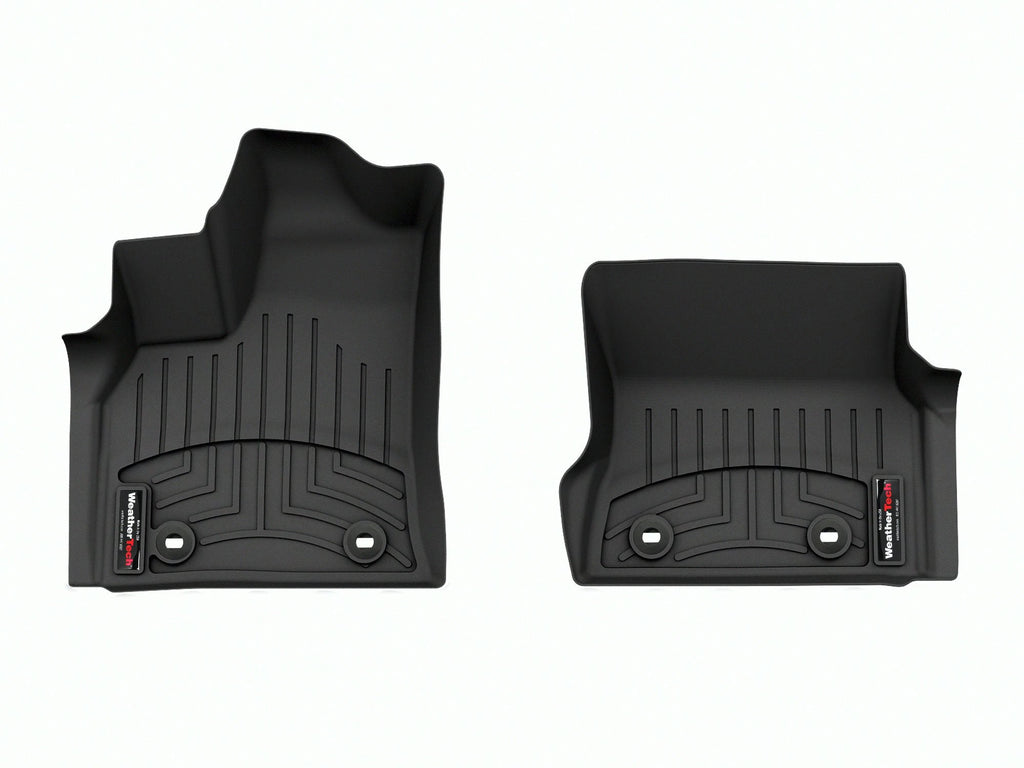 Tapis avant FloorLiner noir WeatherTech Lexus LX 2022-2024 (4 passagers seulement) - Récréashop