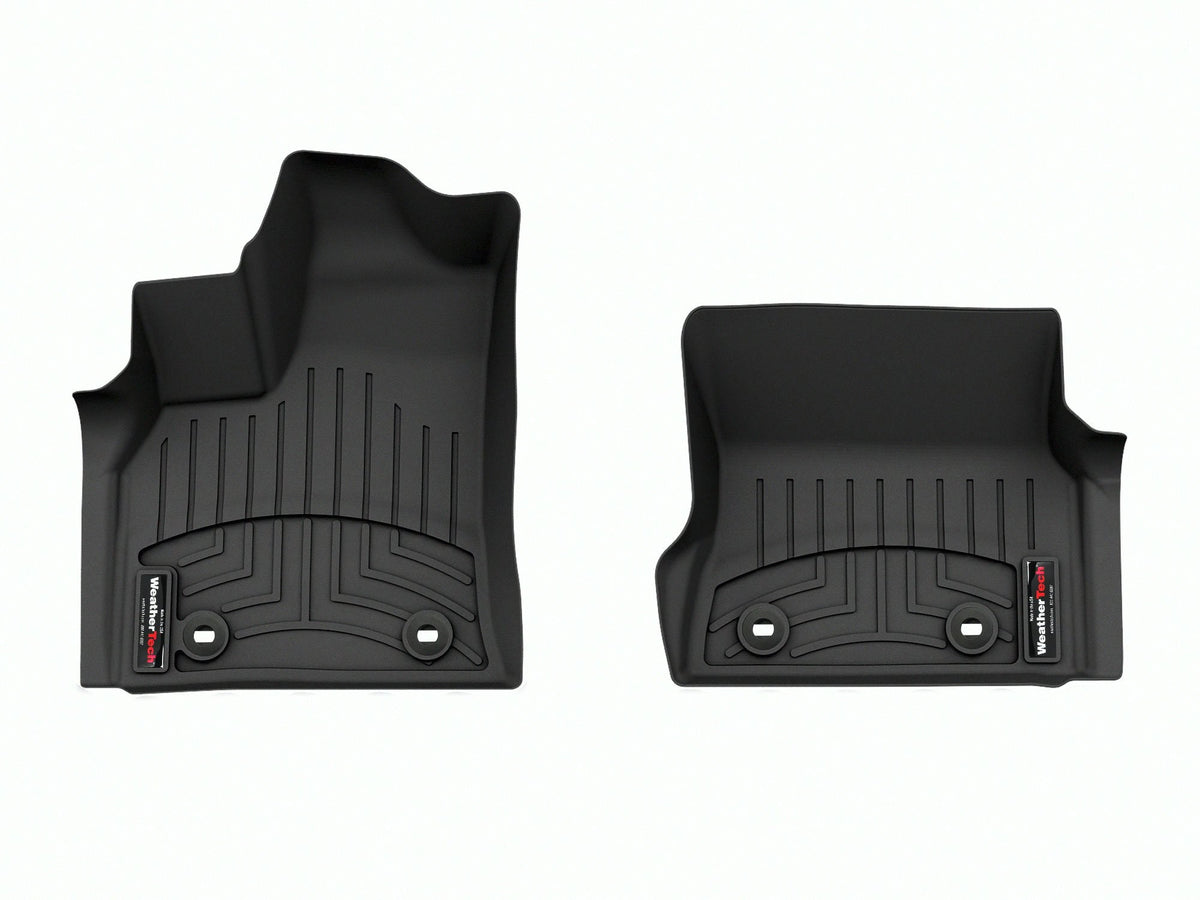Tapis avant FloorLiner noir WeatherTech Lexus LX 2022-2024 (4 passagers seulement) - Récréashop