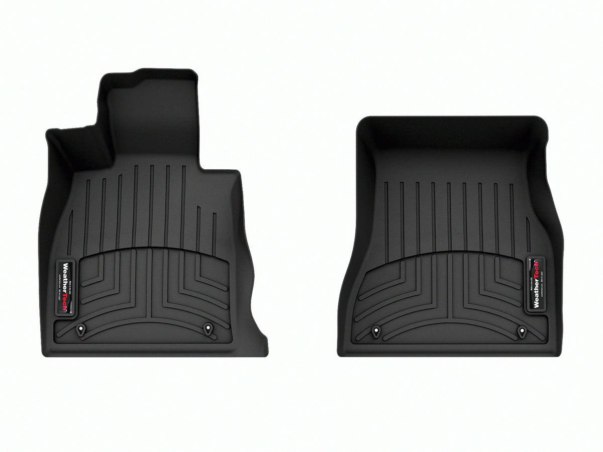 Tapis avant FloorLiner noir WeatherTech BMW 740i 2023-2026 et autres véhicules - Récréashop
