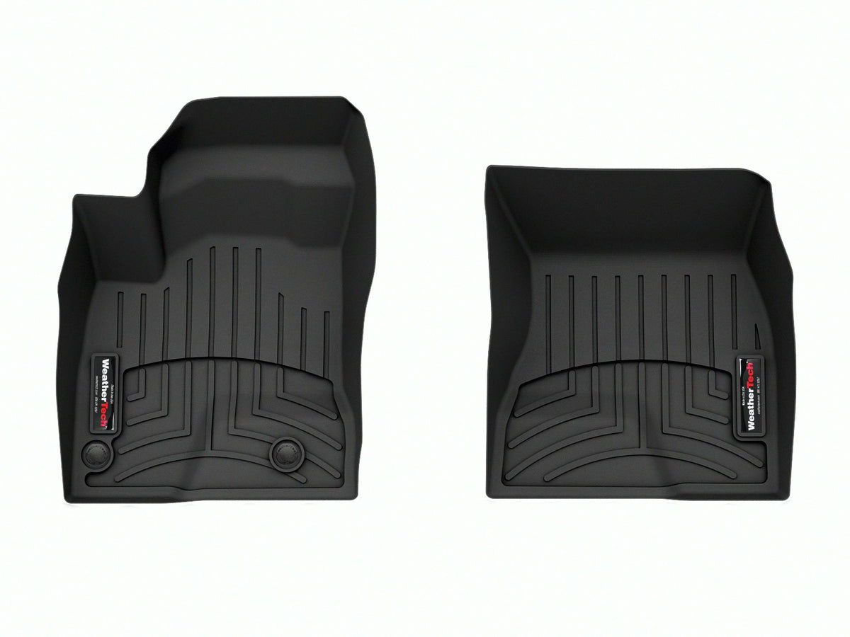 Tapis avant FloorLiner noir WeatherTech Mitsubishi Outlander PHEV 2023-2025 / Nissan Rogue Plug-in Hybrid 2026 - Récréashop