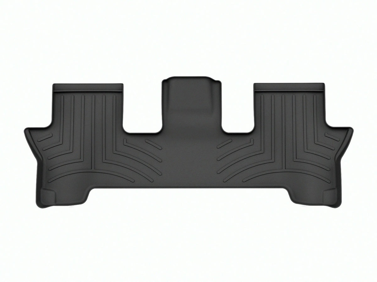 Tapis 3e rangée FloorLiner noir WeatherTech Hyundai Santa Fe 2024-2027 / Hyundai Santa Fe Hybrid 2024-2027 (banquette en 2e rangée seulement) - Récréashop