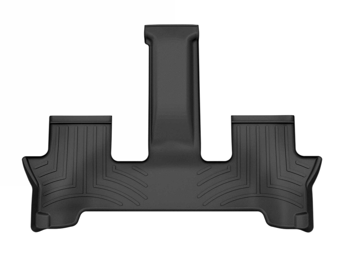 Tapis 3e rangée FloorLiner noir WeatherTech Hyundai Santa Fe 2024-2027 / Hyundai Santa Fe Hybrid 2024-2027 (sièges baquets en 2e rangée seulement) - Récréashop
