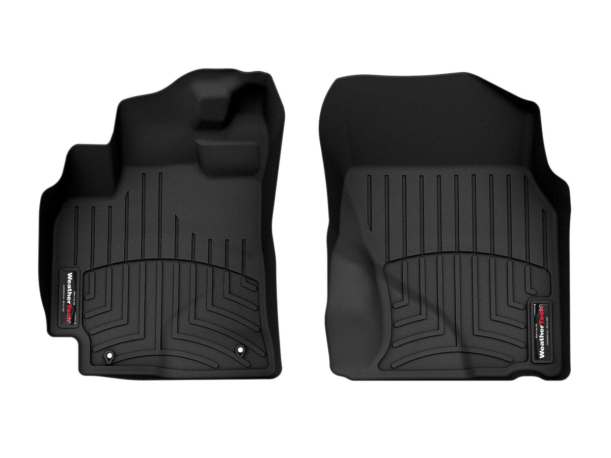 Tapis avant FloorLiner noir WeatherTech Toyota Matrix 2009-2013 / Pontiac Vibe 2009-2010 (transmission automatique, traction intégrale seulement)
