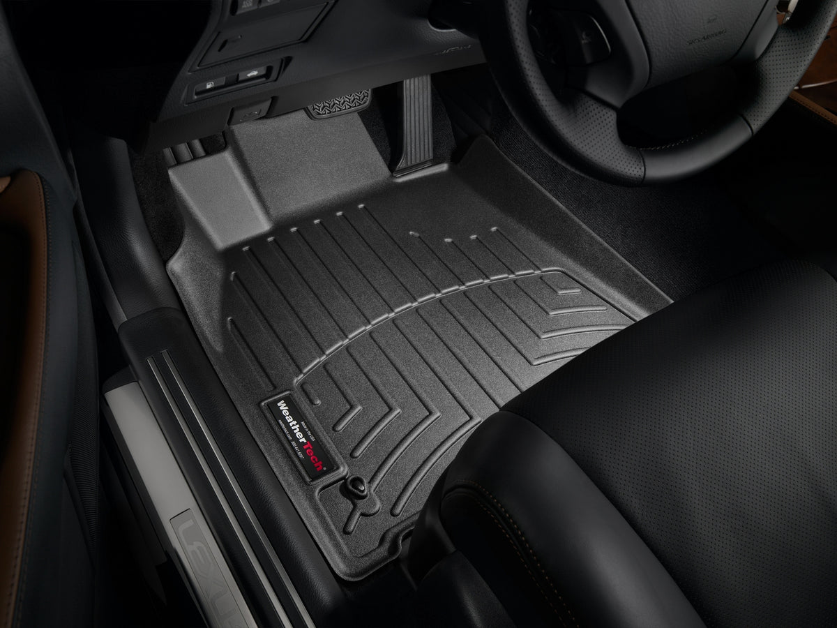 Tapis avant FloorLiner noir WeatherTech Lexus LS 2007-2012 (selon la version, voir compatibilité) - Récréashop