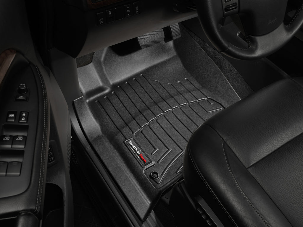 Tapis avant FloorLiner noir WeatherTech Nissan Armada 2008-2015 et autres véhicules (2008 : 2 trous d'ancrage  - Récréashop