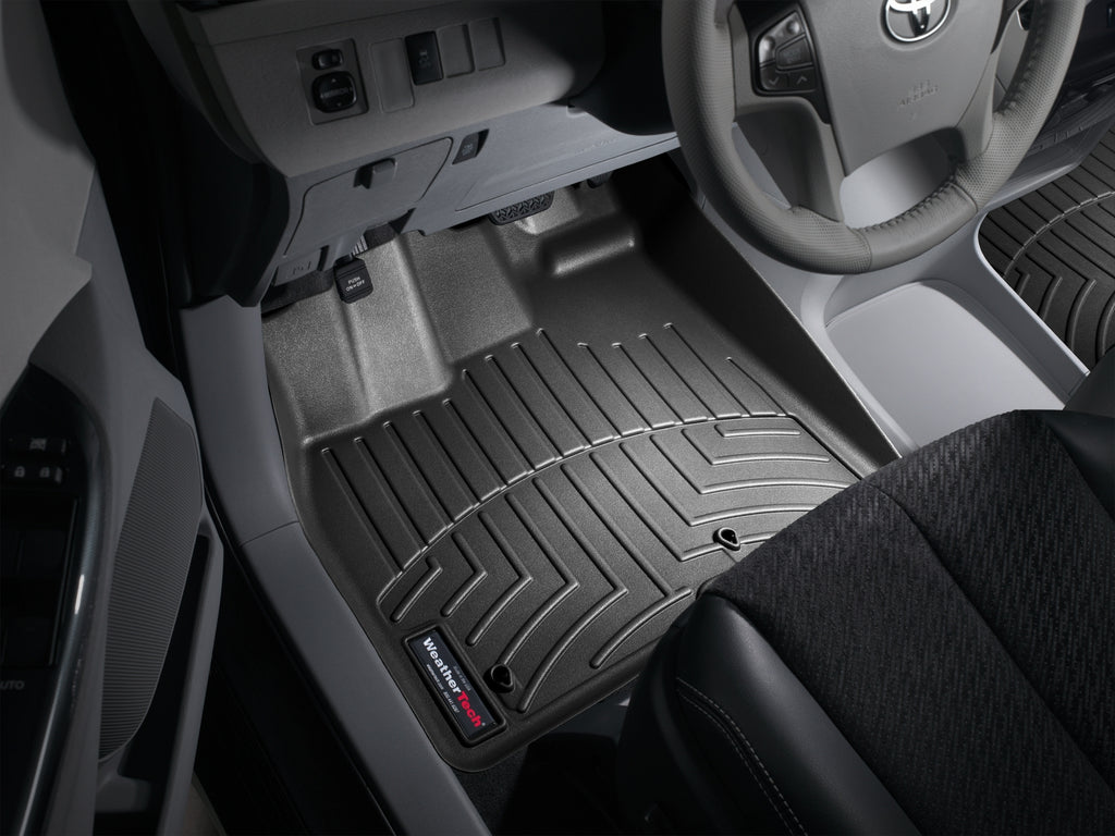 Tapis avant FloorLiner noir WeatherTech Toyota Sienna 2011-2012 - Récréashop
