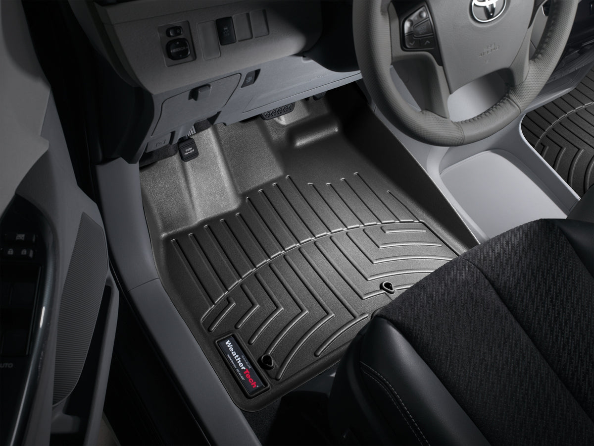 Tapis avant FloorLiner noir WeatherTech Toyota Sienna 2011-2012 - Récréashop