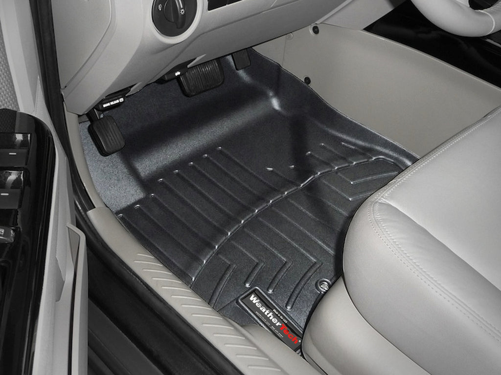 Tapis avant FloorLiner noir WeatherTech Mercury Mariner 2009-2011 / Ford Escape 2009 (2010-2011 : avec crochets de retenue seulement) - Récréashop