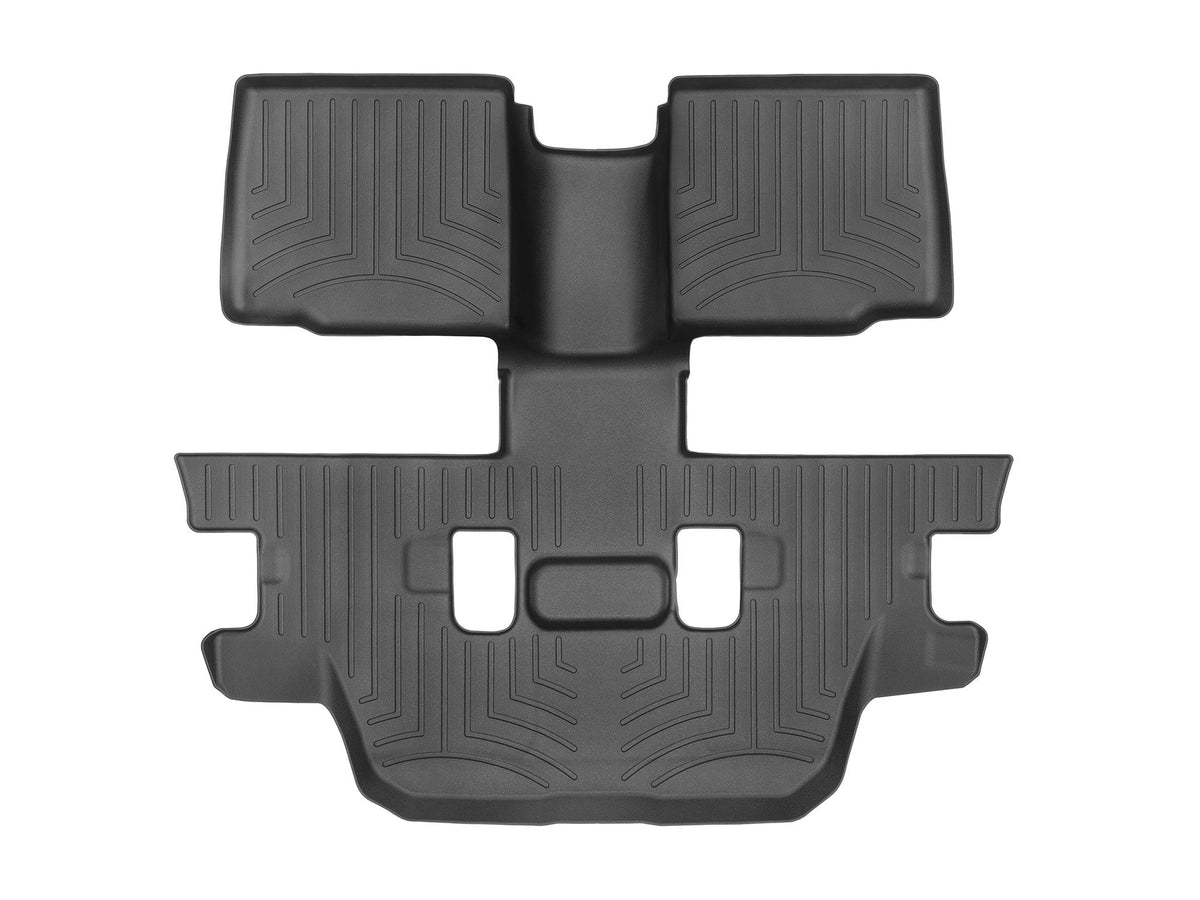 Tapis 2e et 3e rangées FloorLiner noir WeatherTech Ford Explorer 2011-2019 (sièges baquets sans console centrale seulement) - Récréashop