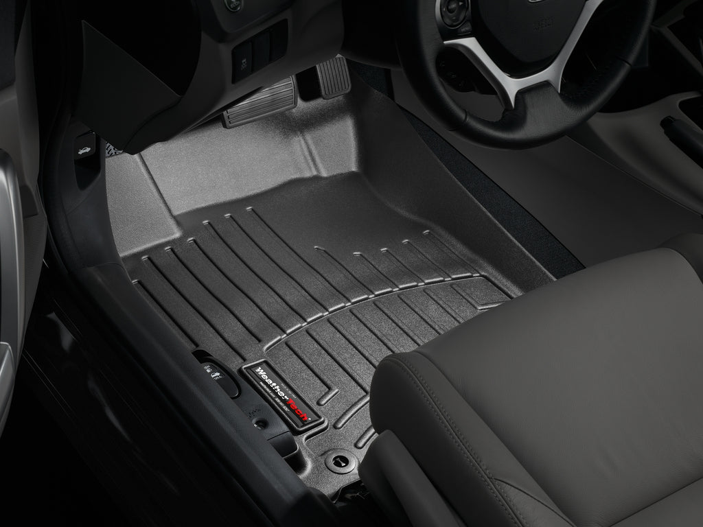 Tapis avant FloorLiner noir WeatherTech Honda Civic 2012-2013 / Honda Civic Si 2012-2013 (coupé seulement) - Récréashop