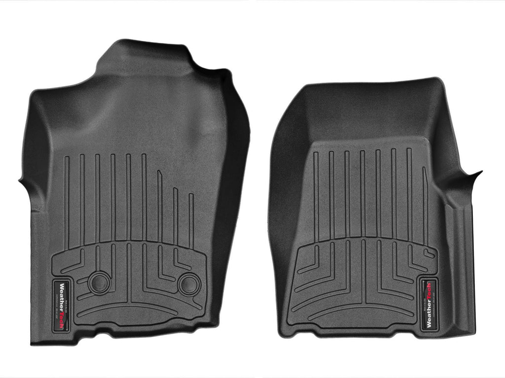 Tapis avant FloorLiner noir WeatherTech Ford Ranger 2011 (transmission automatique, plancher tapissé seulement) - Récréashop