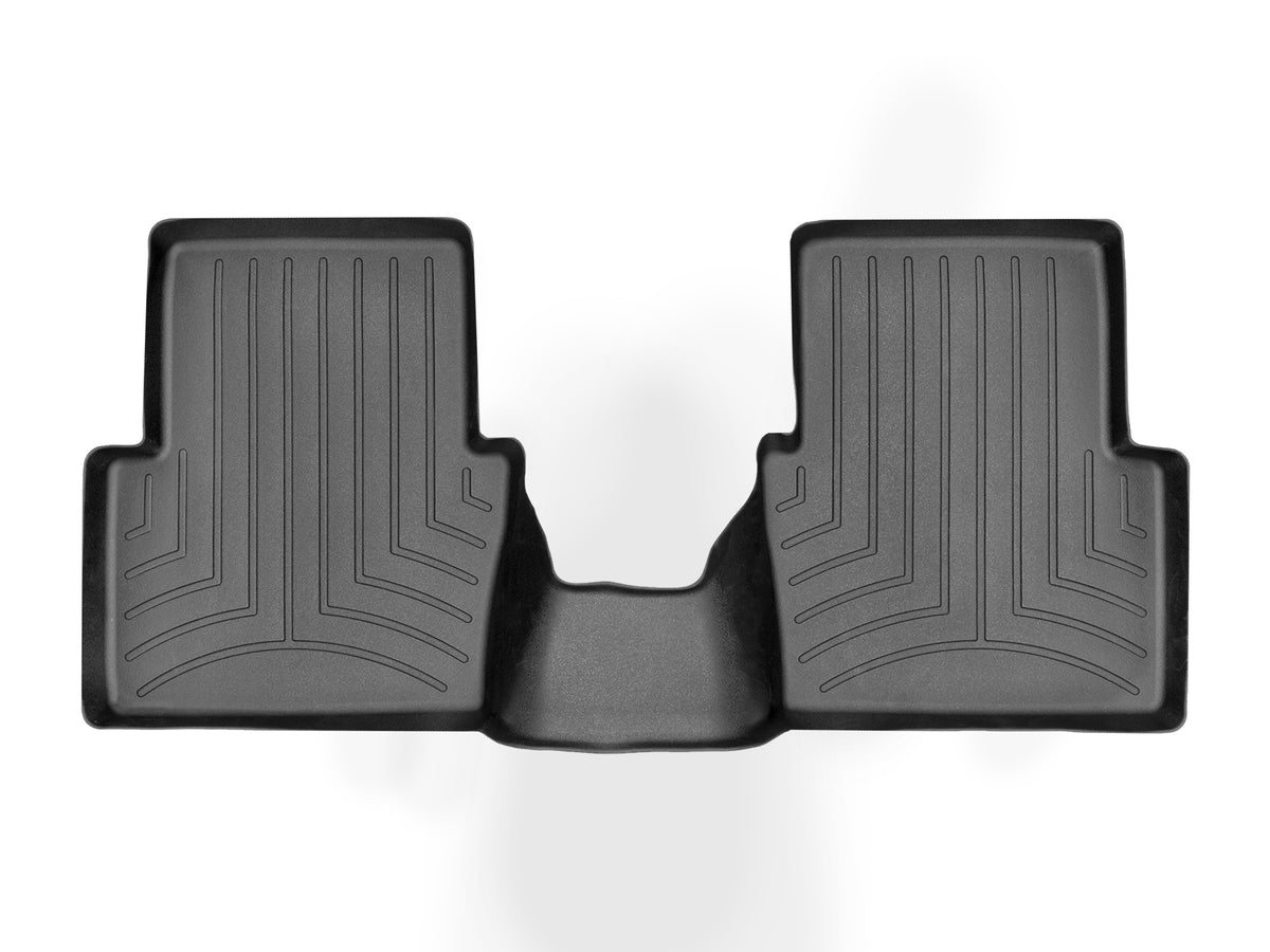 Tapis arrière FloorLiner noir WeatherTech Toyota Yaris 2015-2018, 2020 (2015-2018 : berline, transmission automatique seulement) - Récréashop
