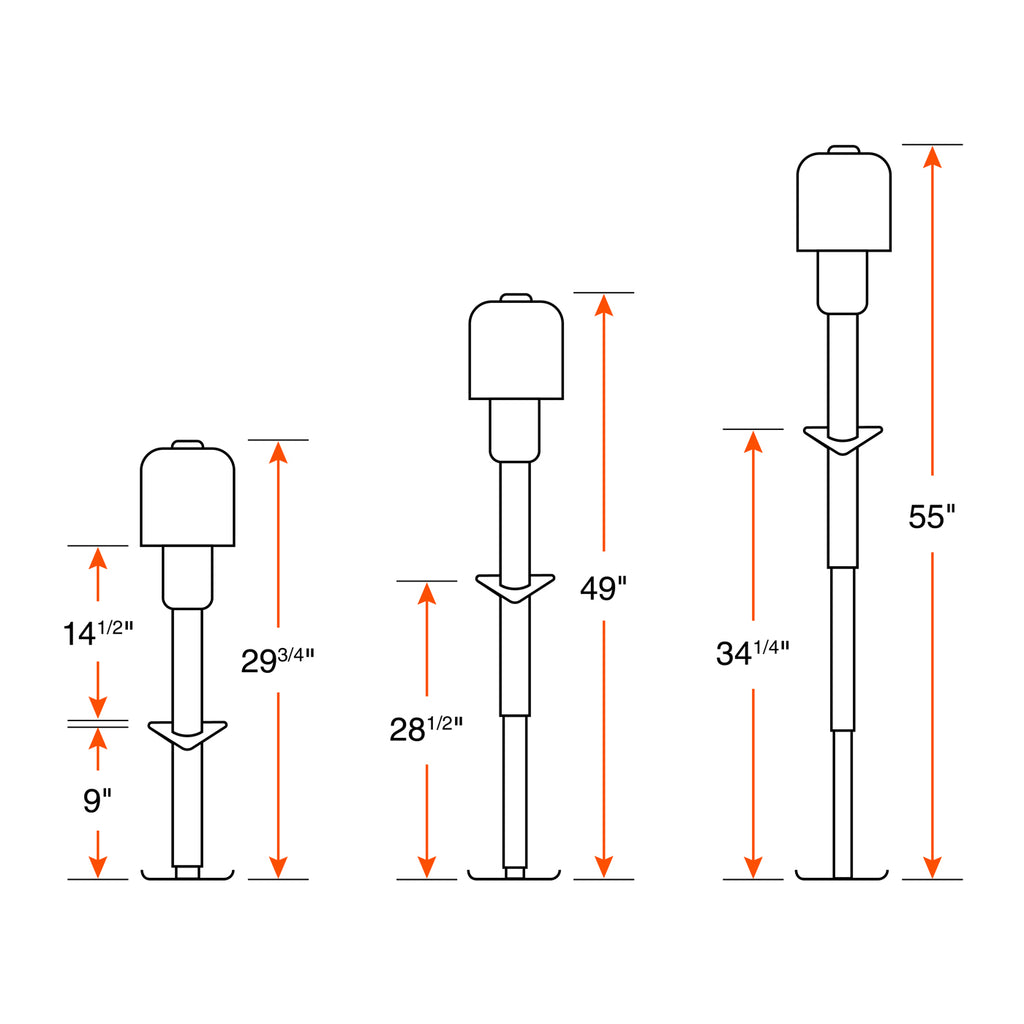 Vérin électrique 3,5K 18" blanc RAM - RecreaShop