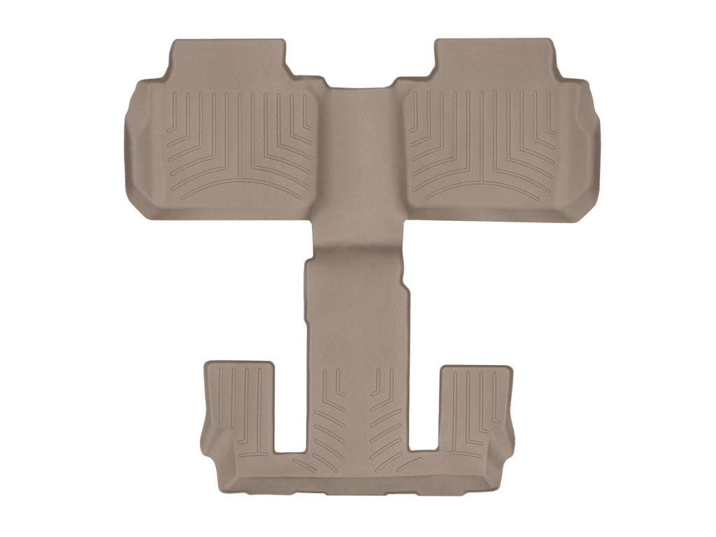 Tapis 2e et 3e rangées FloorLiner beige WeatherTech GMC Acadia / Acadia Denali 2017-2023 / Cadillac XT6 2020-2025 (6 passagers seulement) - Récréashop
