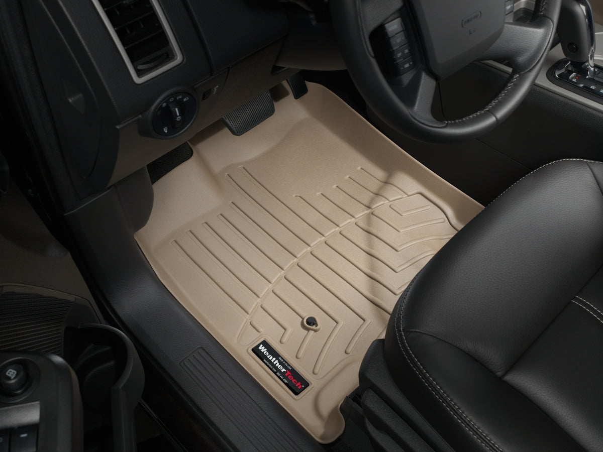 Tapis avant FloorLiner beige WeatherTech Ford Edge 2007-2010 / Lincoln MKX 2007-2010 - Récréashop
