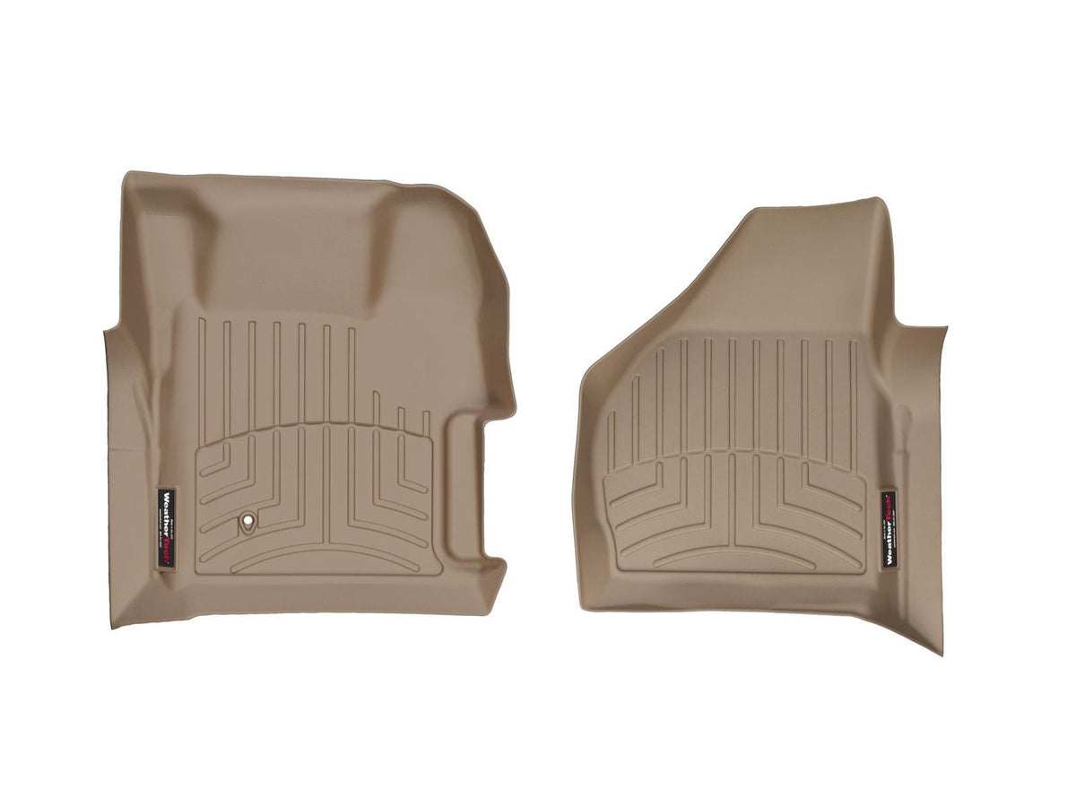 Tapis avant FloorLiner beige WeatherTech Ford F-250/F-350/F-450/F-550 2008-2010 (selon la version, voir compatibilité) - Récréashop