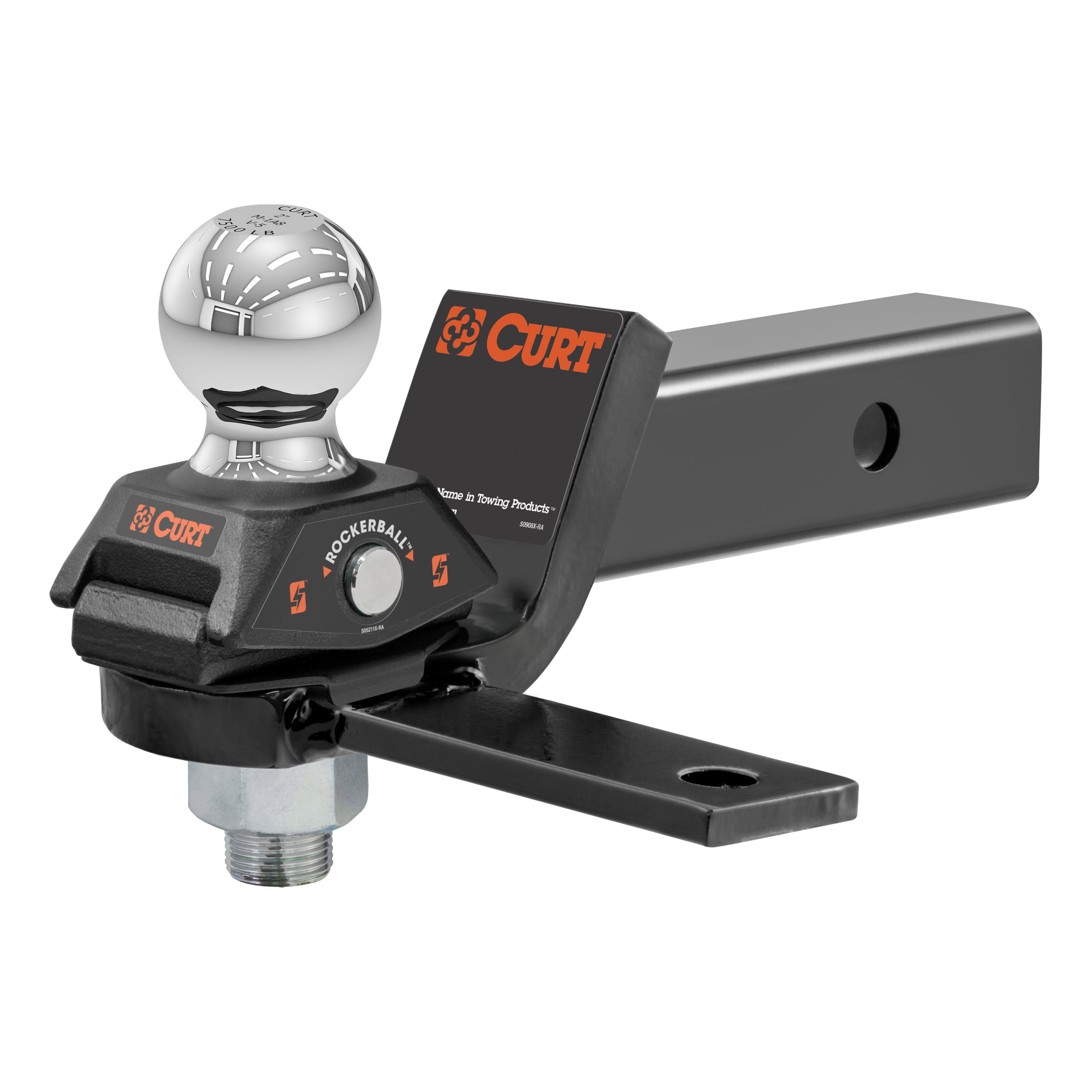 RockerBall Cushion Hitch with Sway Tab (2-5/16" Ball, 2" Shank, 7,500 lbs.) - Récréashop
