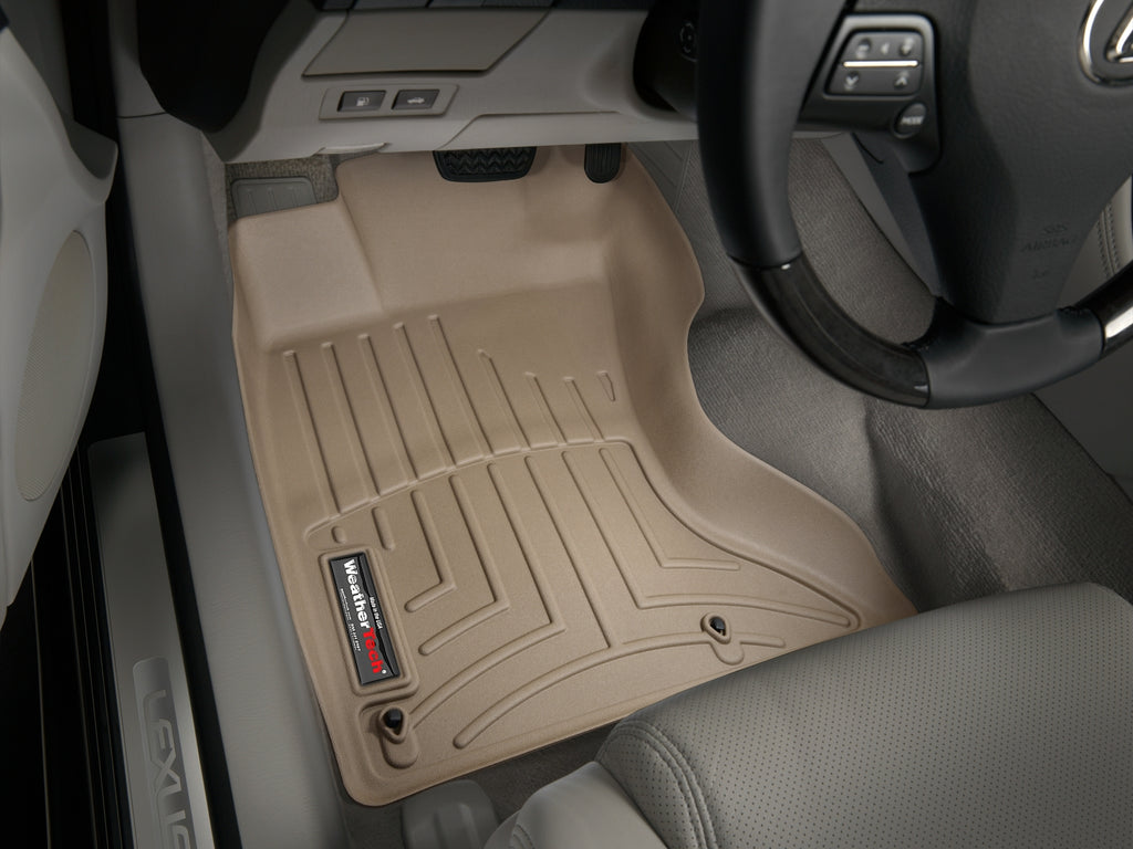 Tapis avant FloorLiner beige WeatherTech Lexus GS 350 / GS 460 2007-2011 / Lexus GS 300 2006 (traction intégrale seulement) - Récréashop