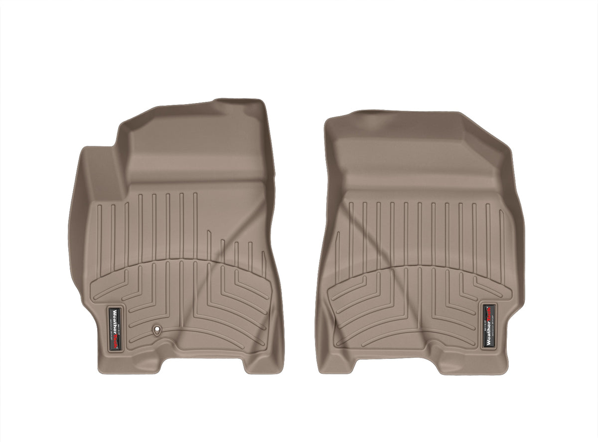 Tapis avant FloorLiner beige WeatherTech Mercury Mariner 2009-2011 / Ford Escape 2009 (2010-2011 : avec crochets de retenue seulement) - Récréashop