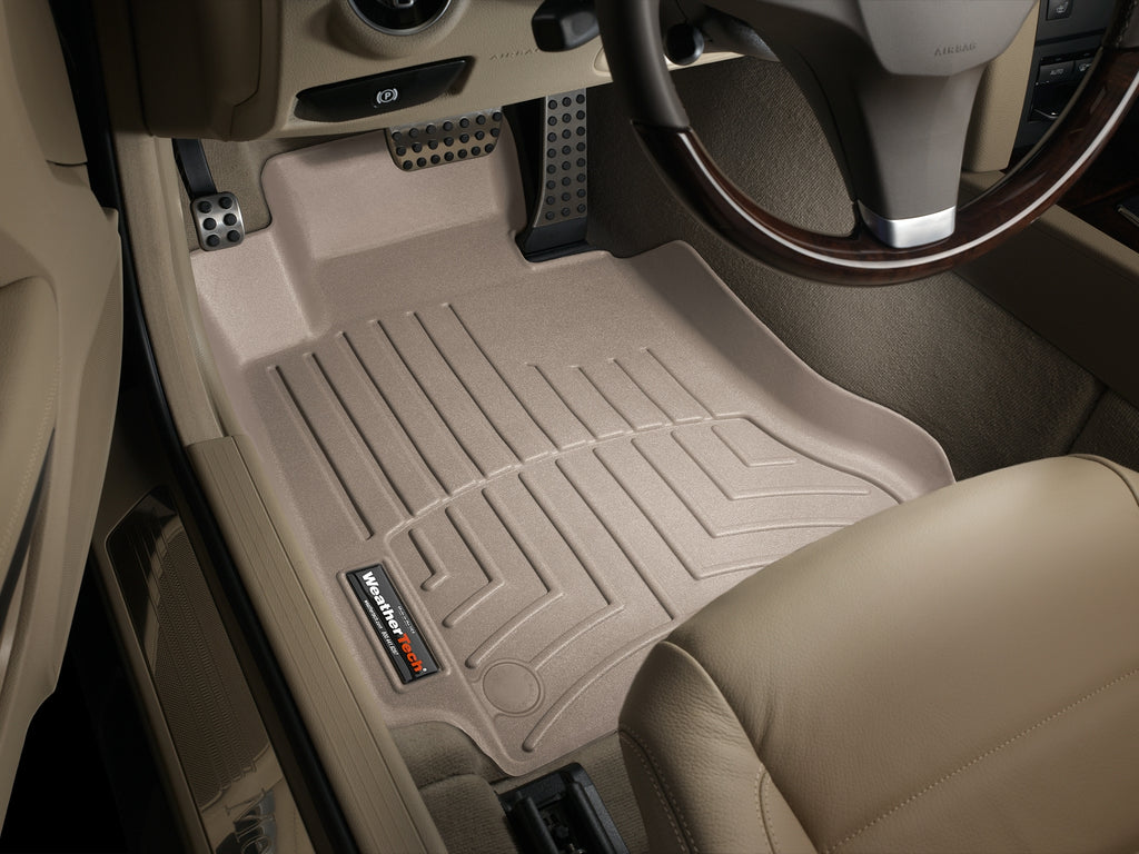 Tapis avant FloorLiner beige WeatherTech Mercedes-Benz C 63 AMG 2012-2015 et autres véhicules (selon la version, voir compatibilité) - Récréashop