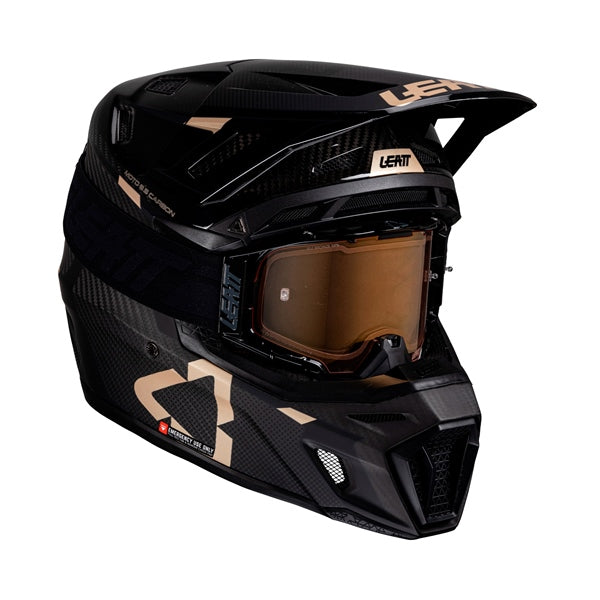 LEATT Ensemble casque hors-route 9.5 V25 - Lunette incluse Carbone - RecreaShop